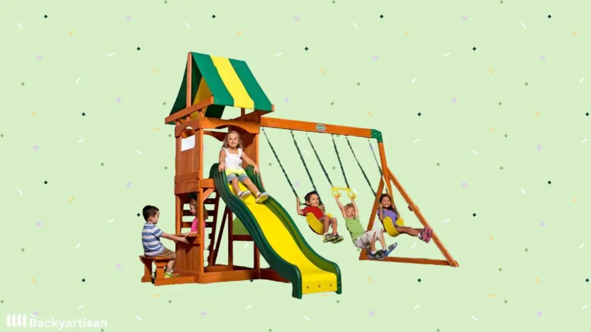 Backyard Discovery Weston All Cedar Wood Playset Review The Backyartisan