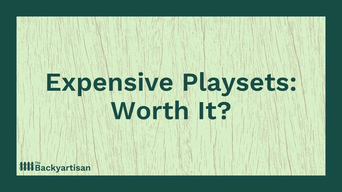 Expensive Playsets Are They Worth It? The Backyartisan