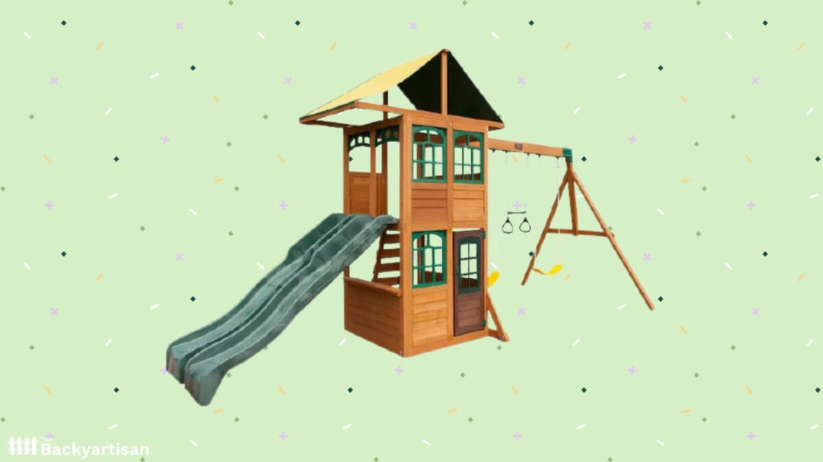 KidKraft Treasure Cove Wooden Swing Set Review The Backyartisan